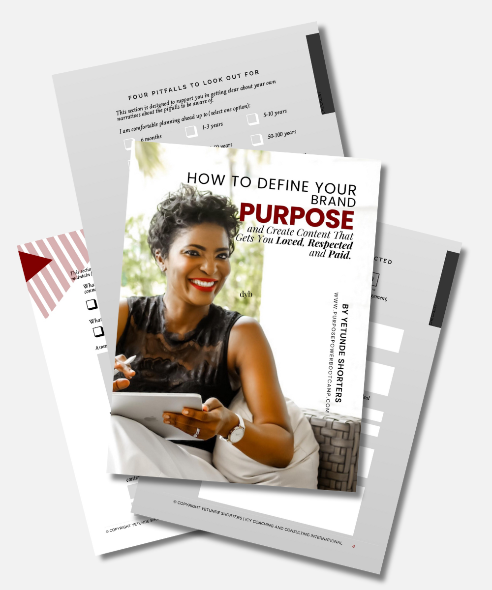 How to open your own purpose.